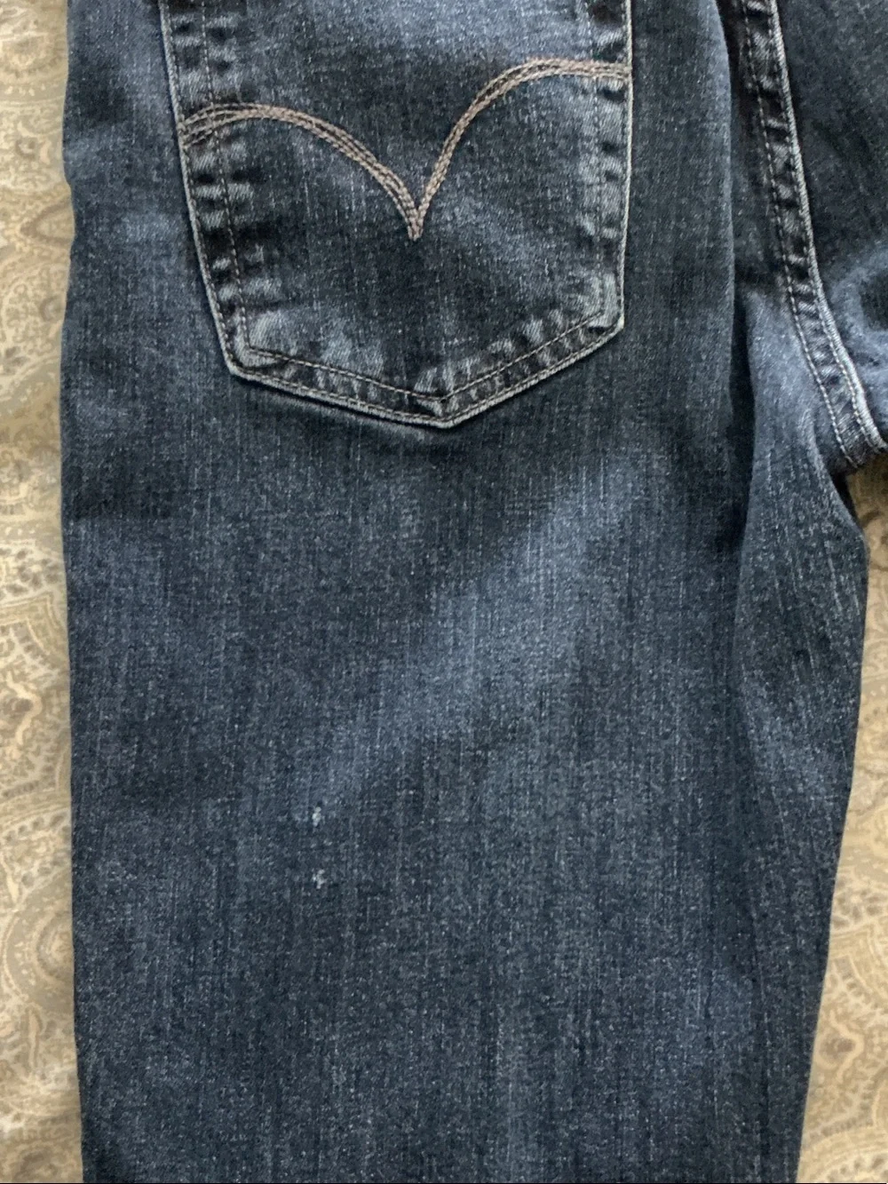 Levi's Women's Skinny Jeans in Dark Blue Denim